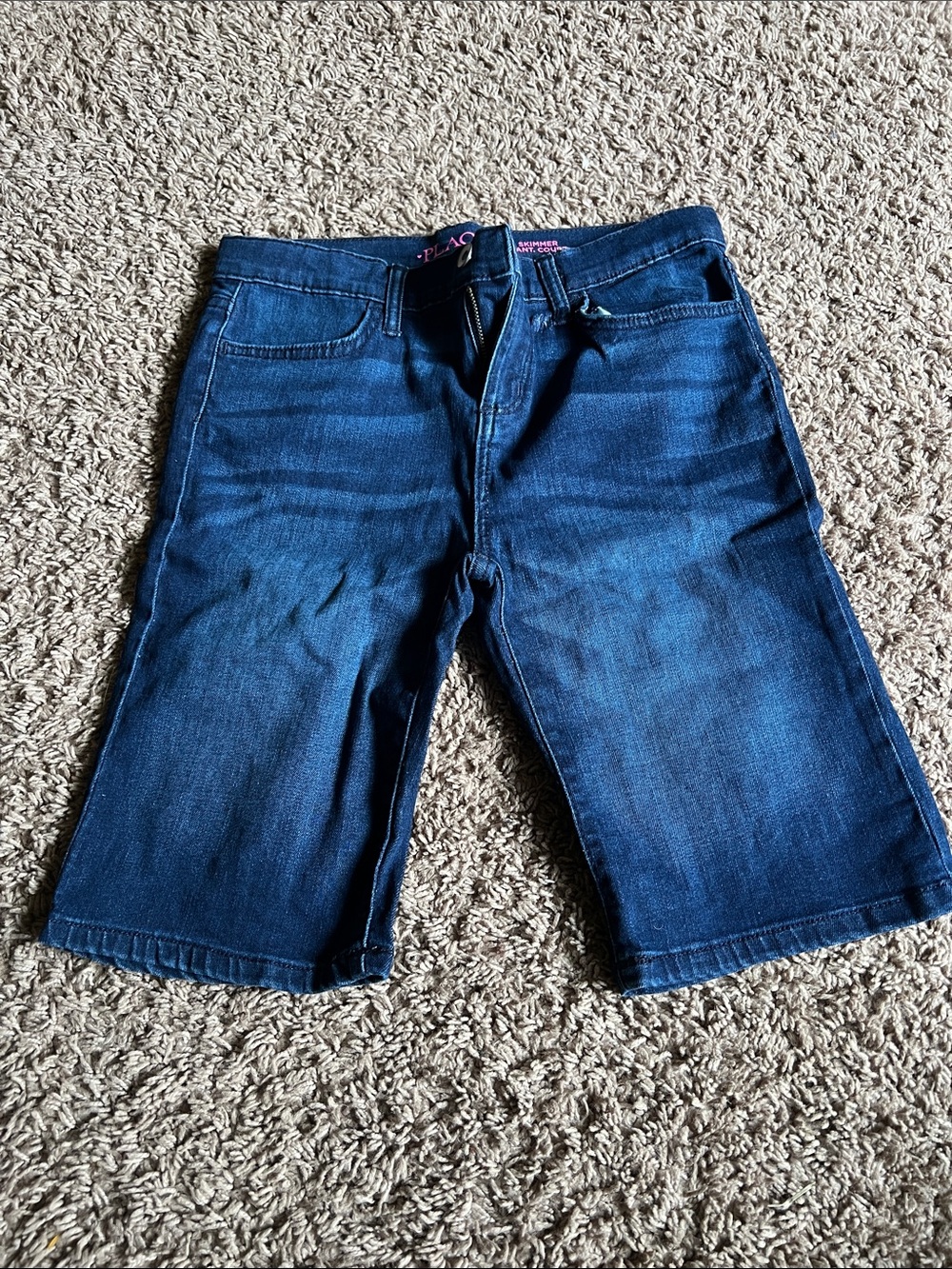 Place Kids Dark Blue Denim Shorts
